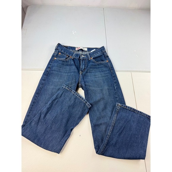 Levi's 550 Relaxed Fit Jeans Youth Size 12 Reg Boys Dark Wash Denim - Picture 6 of 10